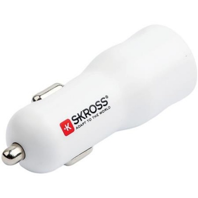 Autós töltő, 1xUSB-A, 1xUSB-C PD, 20W, SKROSS