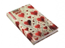 Diák zsebkönyv, heti, 2026/2027 tanév, REALSYSTEM, szívek