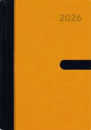 Naptár, tervező, A5, heti, DAYLINER "Winner", sárga